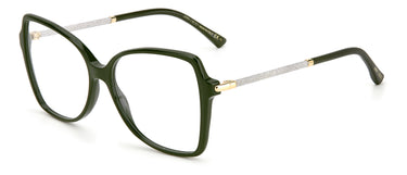 Designer Women Jimmy Choo Eyeglasses: JC321 - Green- SpecSMART Eye Clinic (Diagonal View)